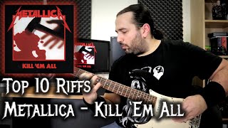 Top Ten Riffs – Kill ’em All (Metallica) – Guitar cover